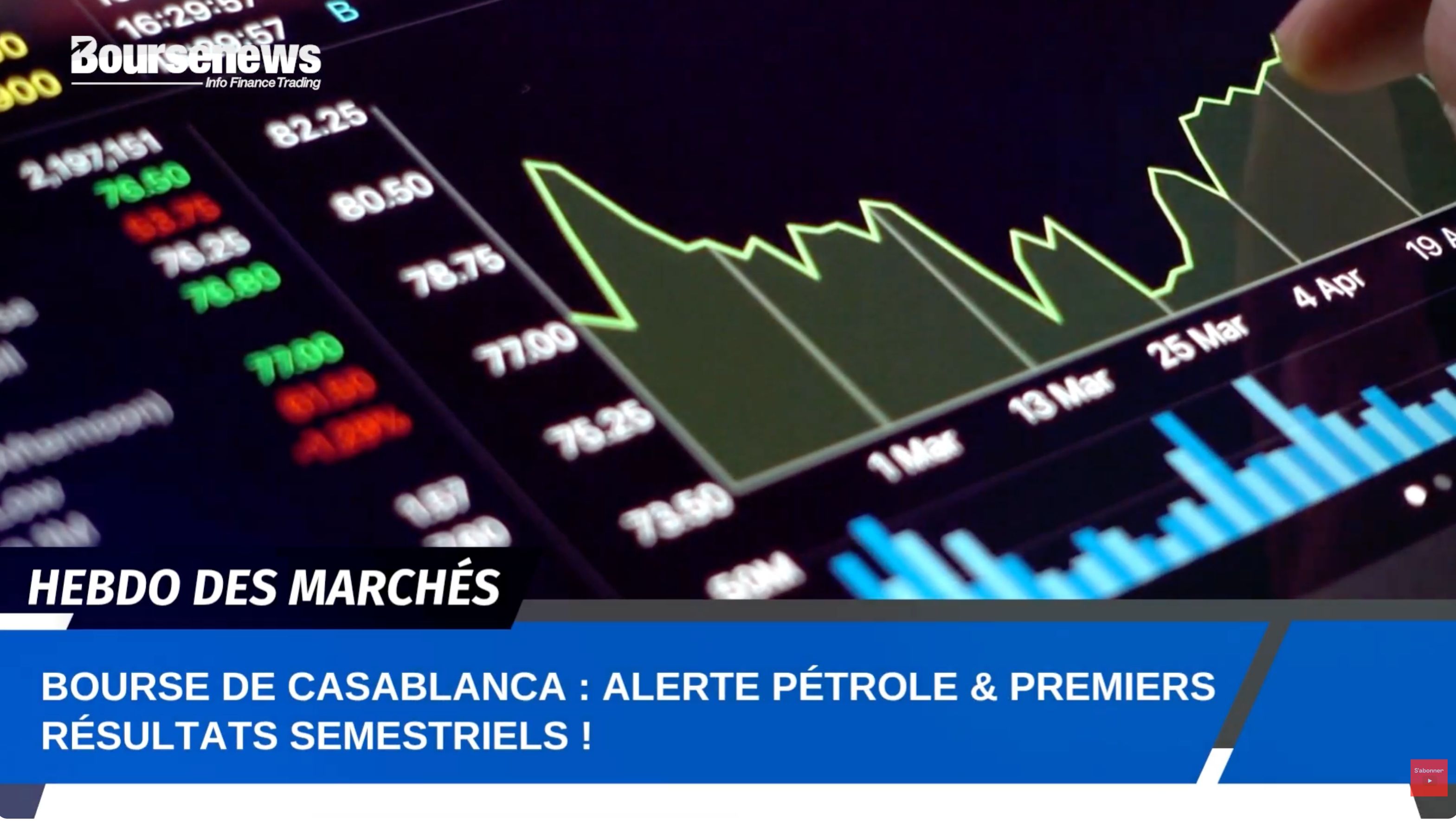 Bourse de Casablanca : Alerte pétrole & Premiers résultats semestriels !